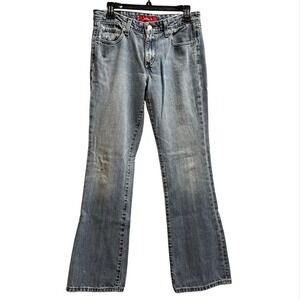 Vintage Y2K Levi's 518 Superlow Bootcut SZ 9 Made in Mexico Distressed‎